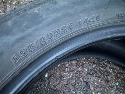 x1  235/50/20 104V XL BRIDGESTONE ALENZA 001 ENLITEN  DOT:1324 6.5mm 235 50 20