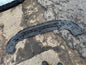 AUDI A3 8Y FRONT BUMPER SPOILER IN BLACK 8Y0807233A 2020 21 22 23 DAMAGED