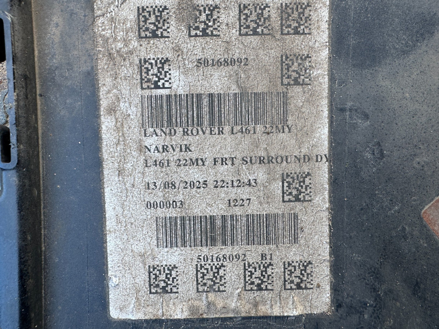 Range Rover Sport L461 FrontBumper LowerSection N9X2-17F011-C Genuine n9x217e792