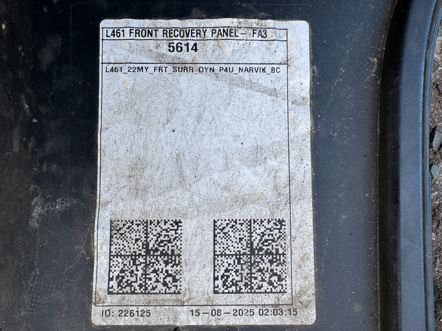 Range Rover Sport L461 FrontBumper LowerSection N9X2-17F011-C Genuine n9x217e792