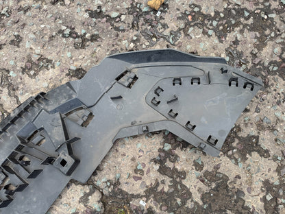 AUDI A3 8Y FRONT BUMPER SPOILER IN BLACK 8Y0807233A 2020 21 22 23 DAMAGED