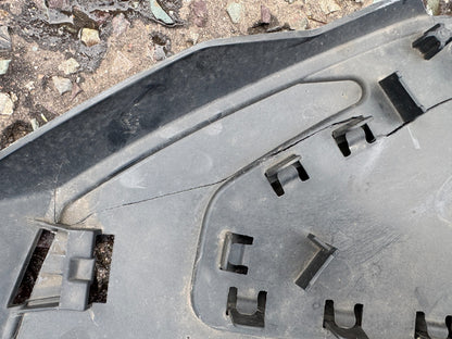 AUDI A3 8Y FRONT BUMPER SPOILER IN BLACK 8Y0807233A 2020 21 22 23 DAMAGED