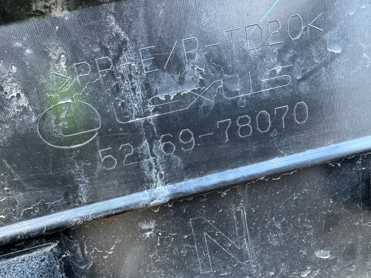 LEXUS NX 2021 on (AZ20) GENUINE REAR BUMPER LOWER DIFFUSER 5216978070 Scratched