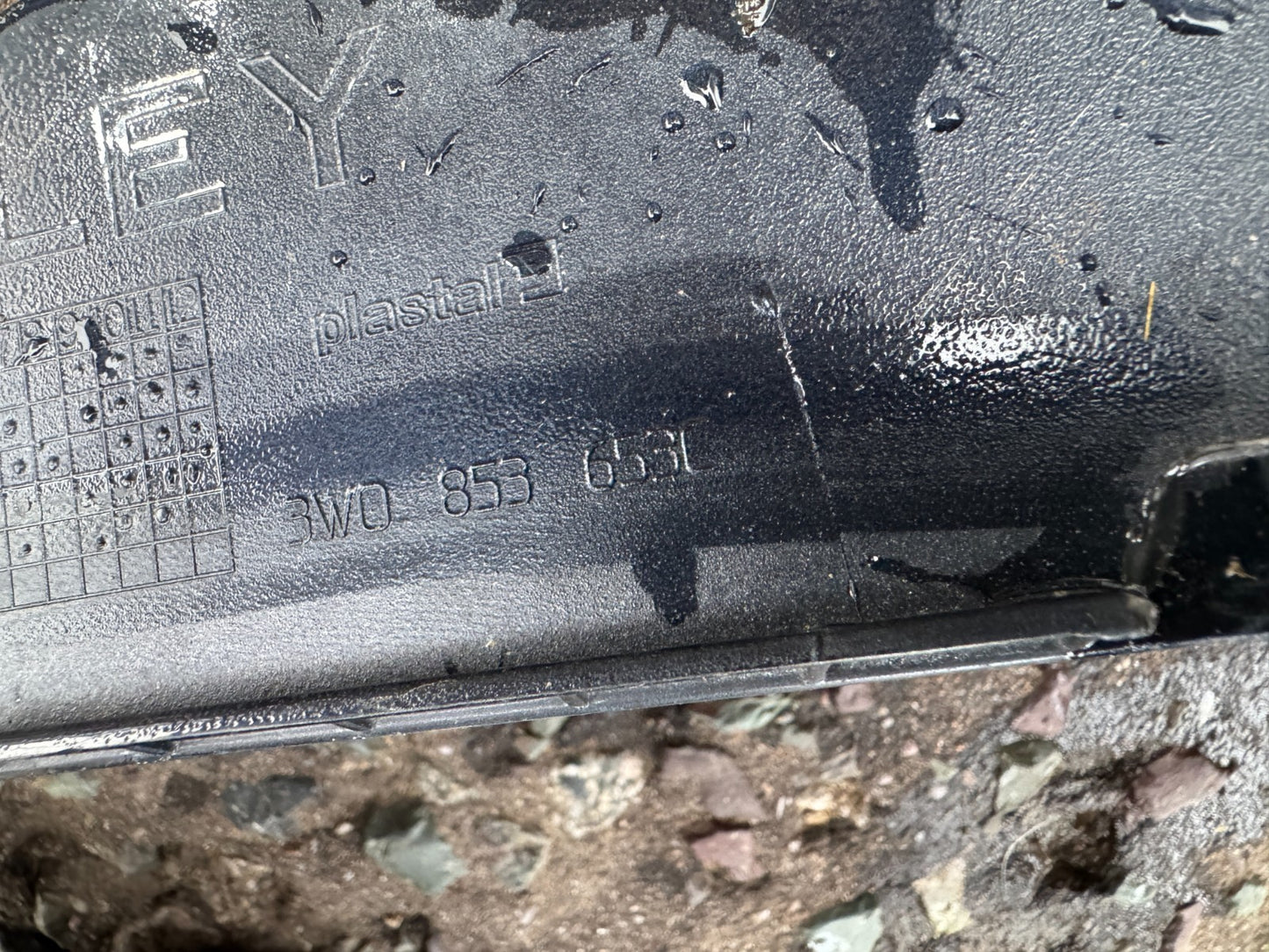 BENTLEY CONTINENTAL GT 2007 FRONT GRILL SURROUND TRIM PANEL 3W0853653C