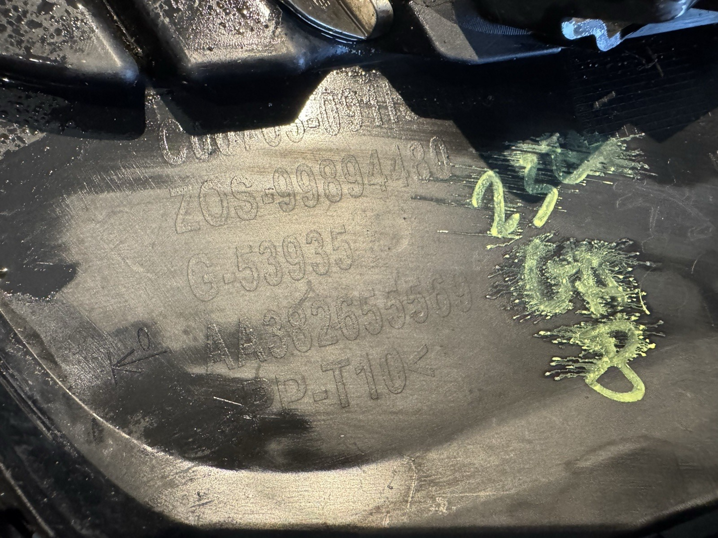 Peugeot 308 MK2 Facelift Front Right Bumper Fog Light Grille Surround Genuine