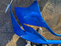 2023 PEUGEOT 208 MK2 FACELIFT FRONT TOW EYE COVER 9823210280 BLUE VERTIGO