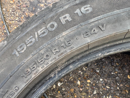 195 50 16 84v Continental ContiPremiumContact 2 5.5mm no repairs