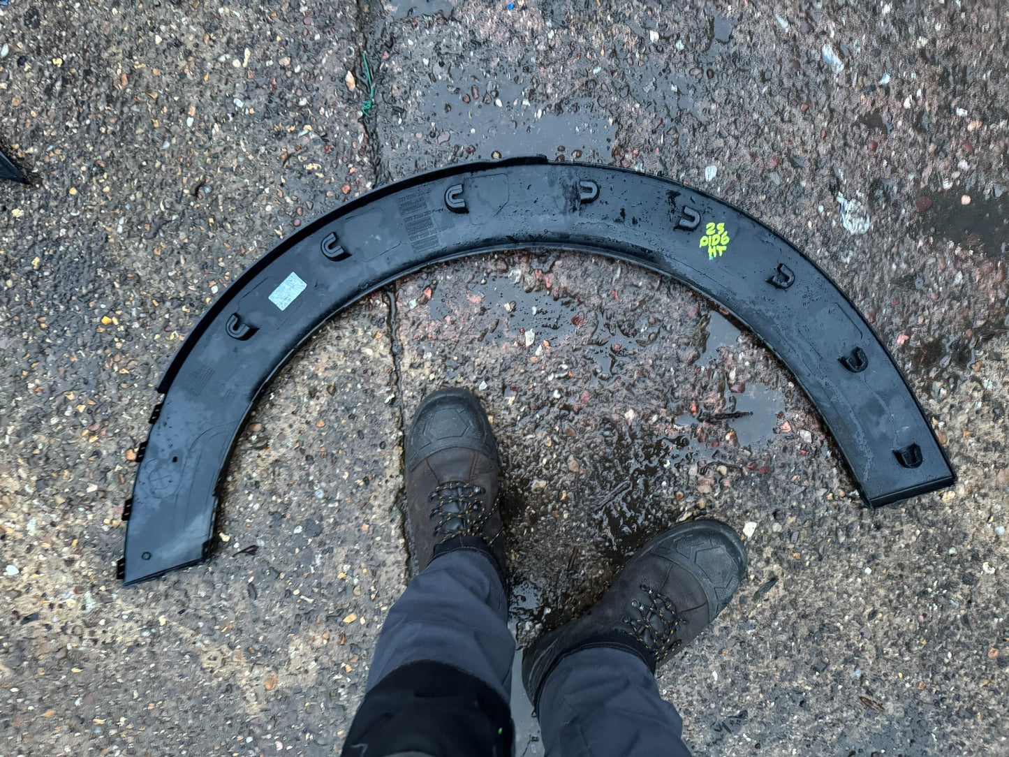 Unknown Mini Rear Wheel Arch Trim 2015 to 2019