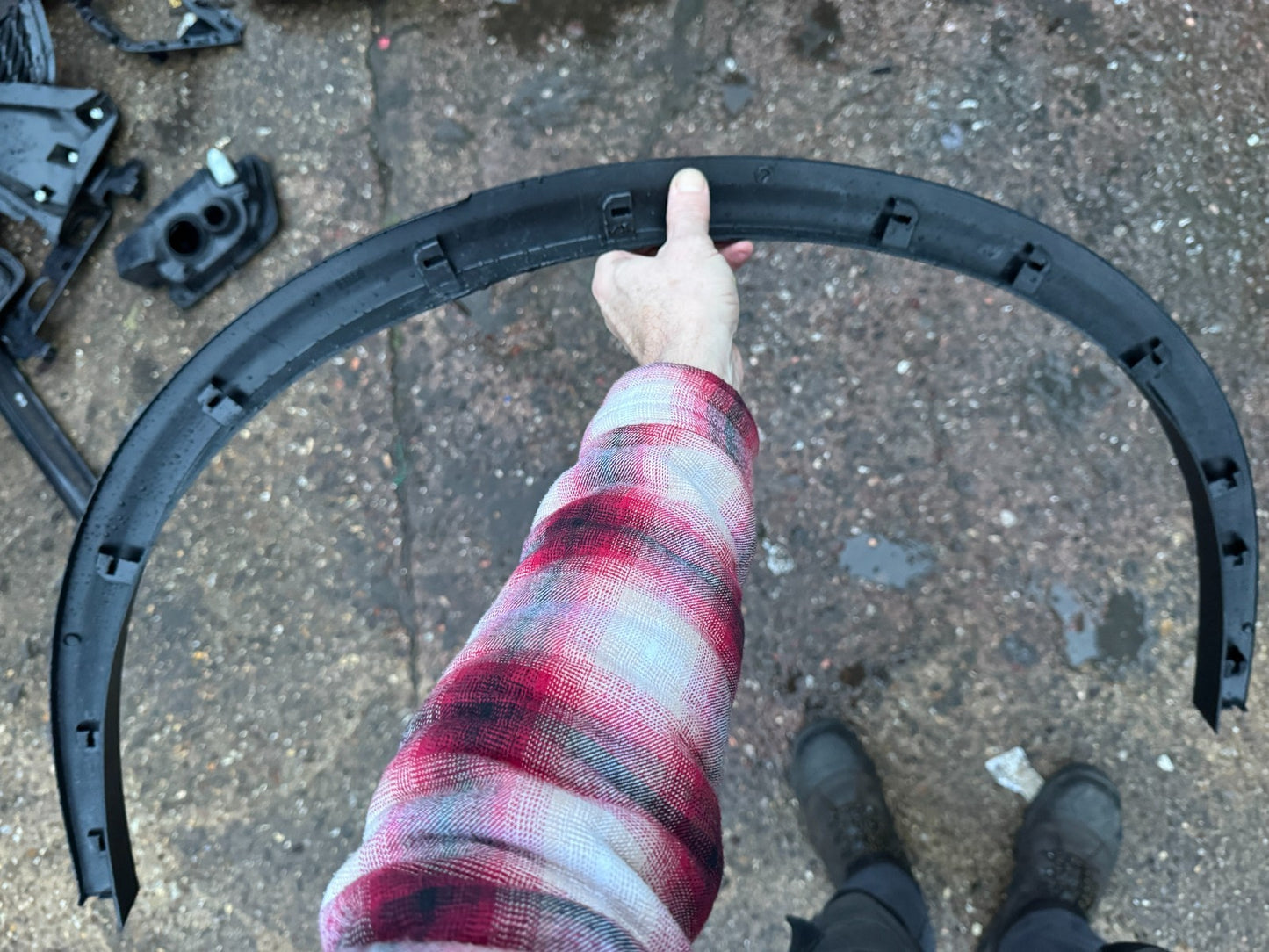 ALFA ROMEO STELVIO GENUINE REAR ARCH COVER MOULDING TRIM DRIVER SIDE 2017-2025