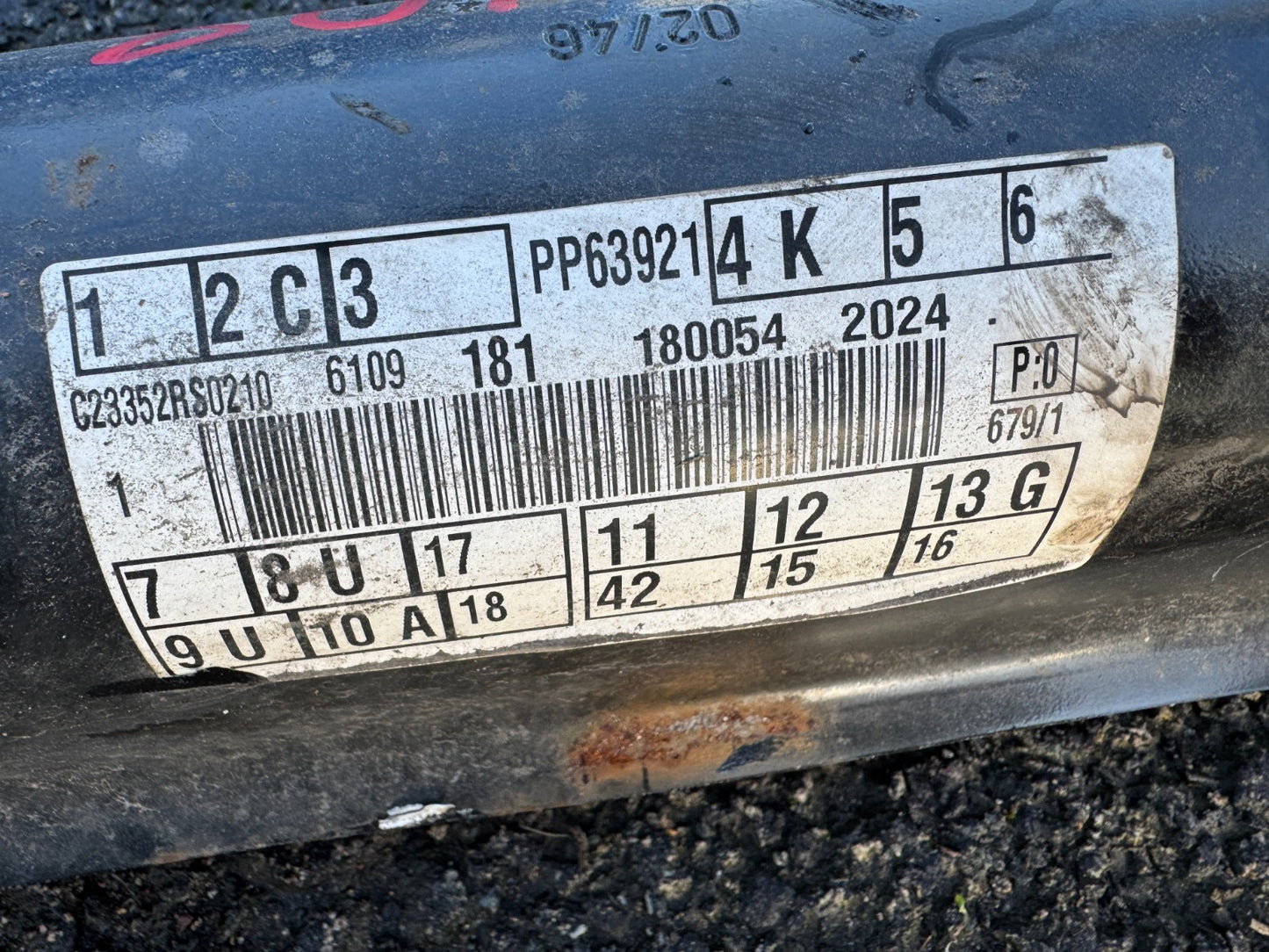 2024 FORD FOCUS ACTIVE MK4 REAR BACK AXLE