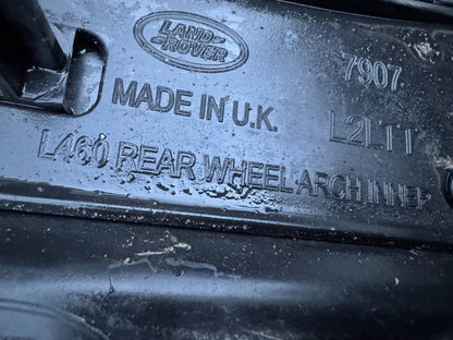 RANGE ROVER VOGUE L460 2022 on REAR RIGHT WHEEL ARCH TRIM M8E2-28370-AC