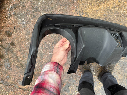 2021 FIAT Abarth 595 Rear Bumper Diffuser / Moulding Trim 735633085 GENUINE