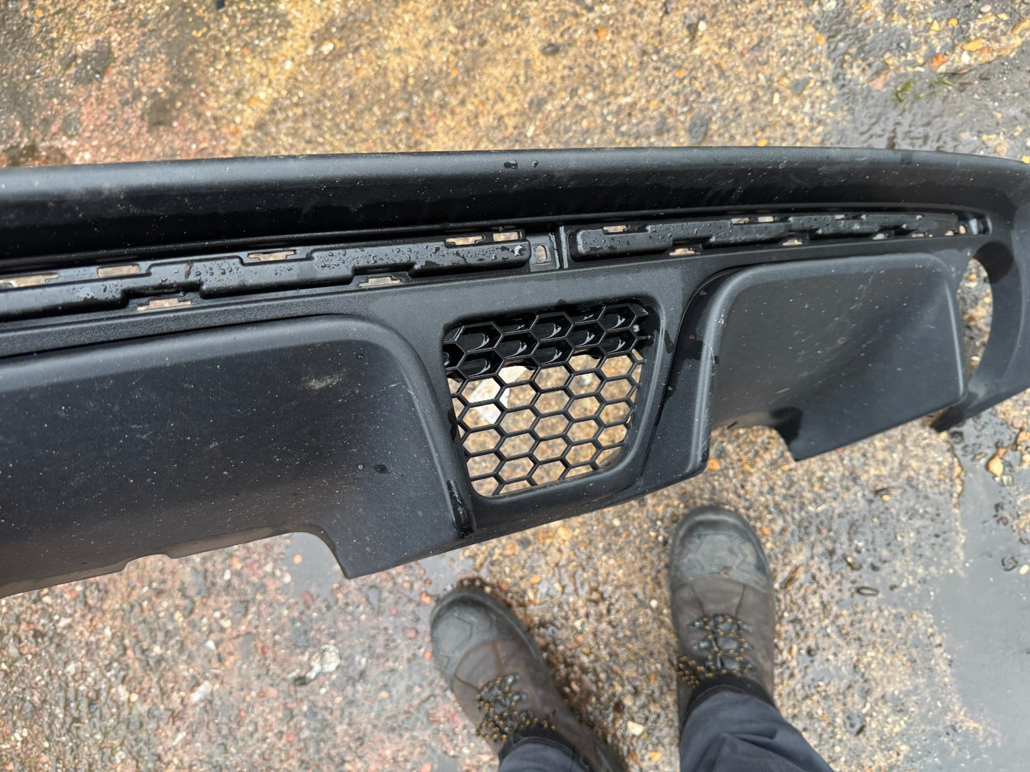 2021 FIAT Abarth 595 Rear Bumper Diffuser / Moulding Trim 735633085 GENUINE