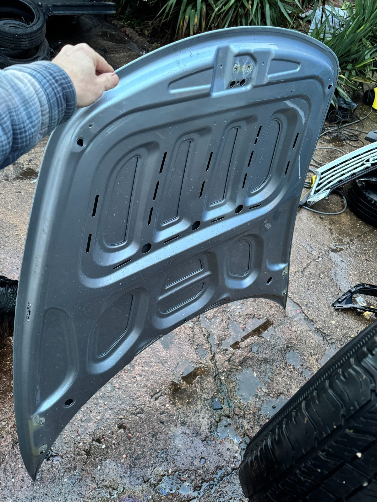 PORSCHE CARRERA 991 BOXSTER CAYMAN 981 718 BONNET HOOD SILVER  S2/M7U 991511011