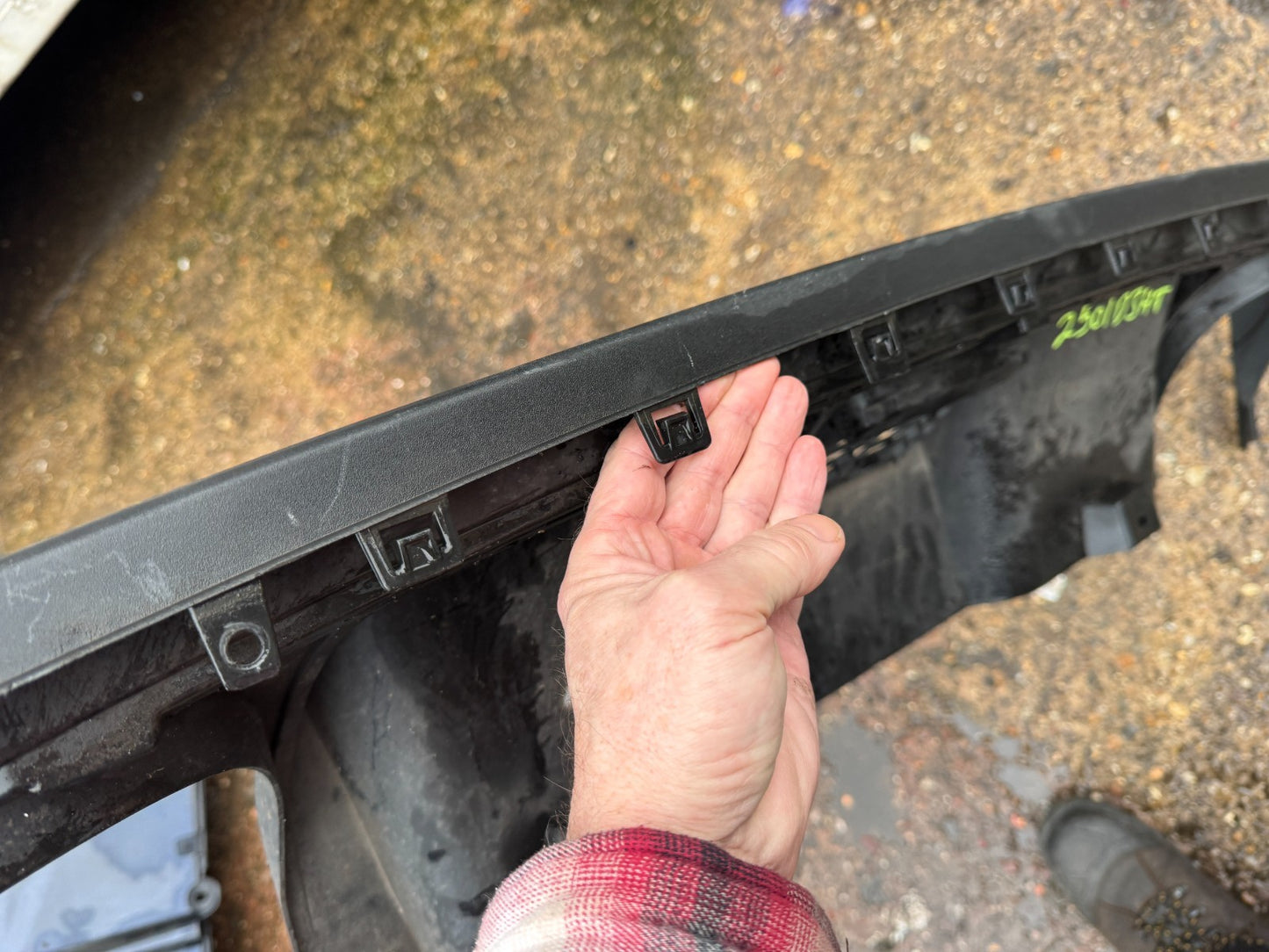 2021 FIAT Abarth 595 Rear Bumper Diffuser / Moulding Trim 735633085 GENUINE