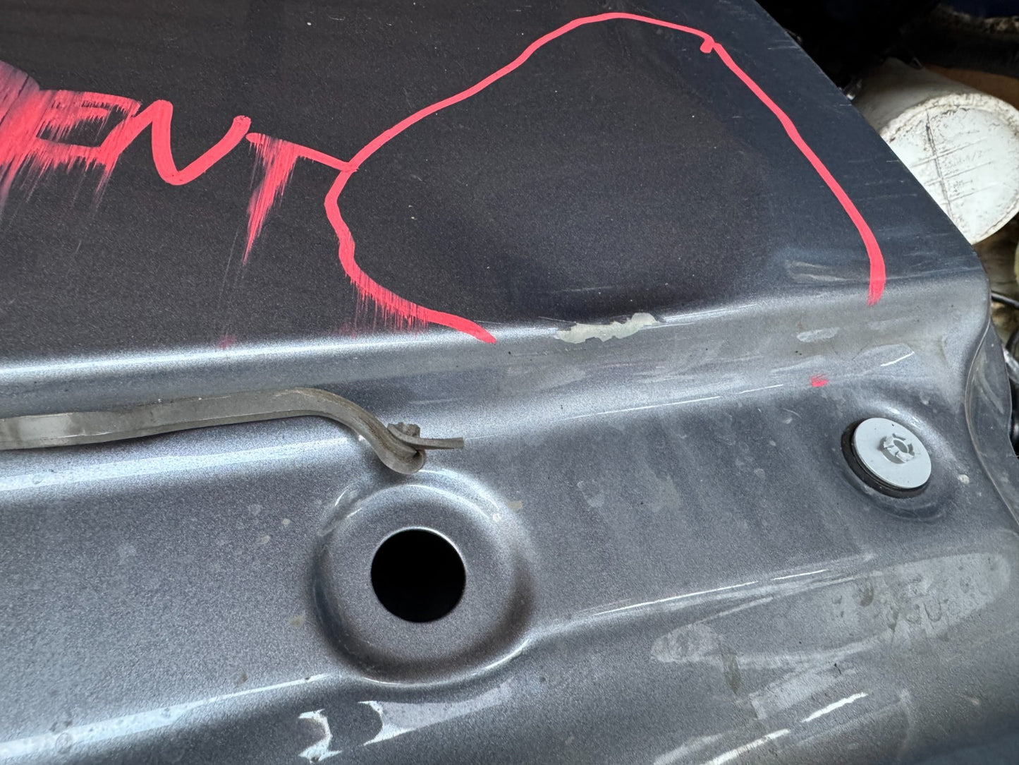 GENUINE LAND ROVER DEFENDER L663 REAR RIGHT SILVER BARE DOOR 2020-ON L8B224720AB