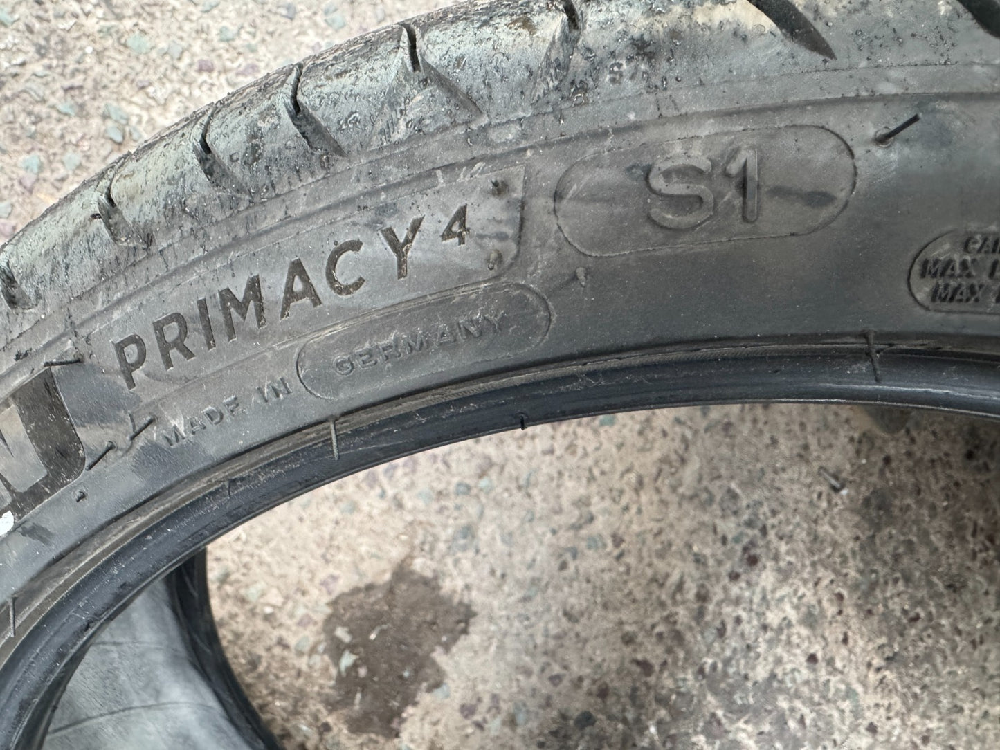 1 x Michelin Primacy 4 S1 225 40 18 92Y XL Tyre 225/40ZR18 6.3mm