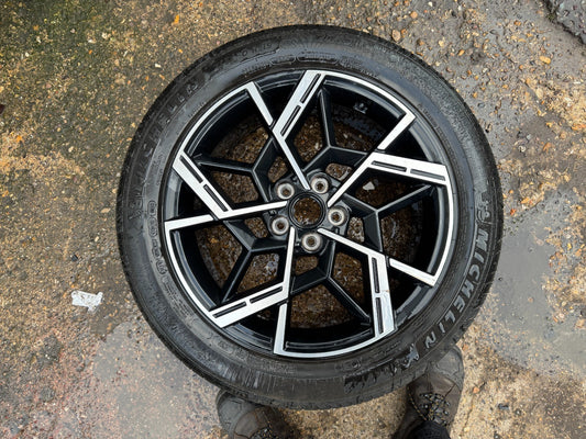 HYUNDAI TUCSON NX4 DIAMOND CUT 19" ALLOY WHEEL RIM 7.5J 52910N7800 GENUINE X1