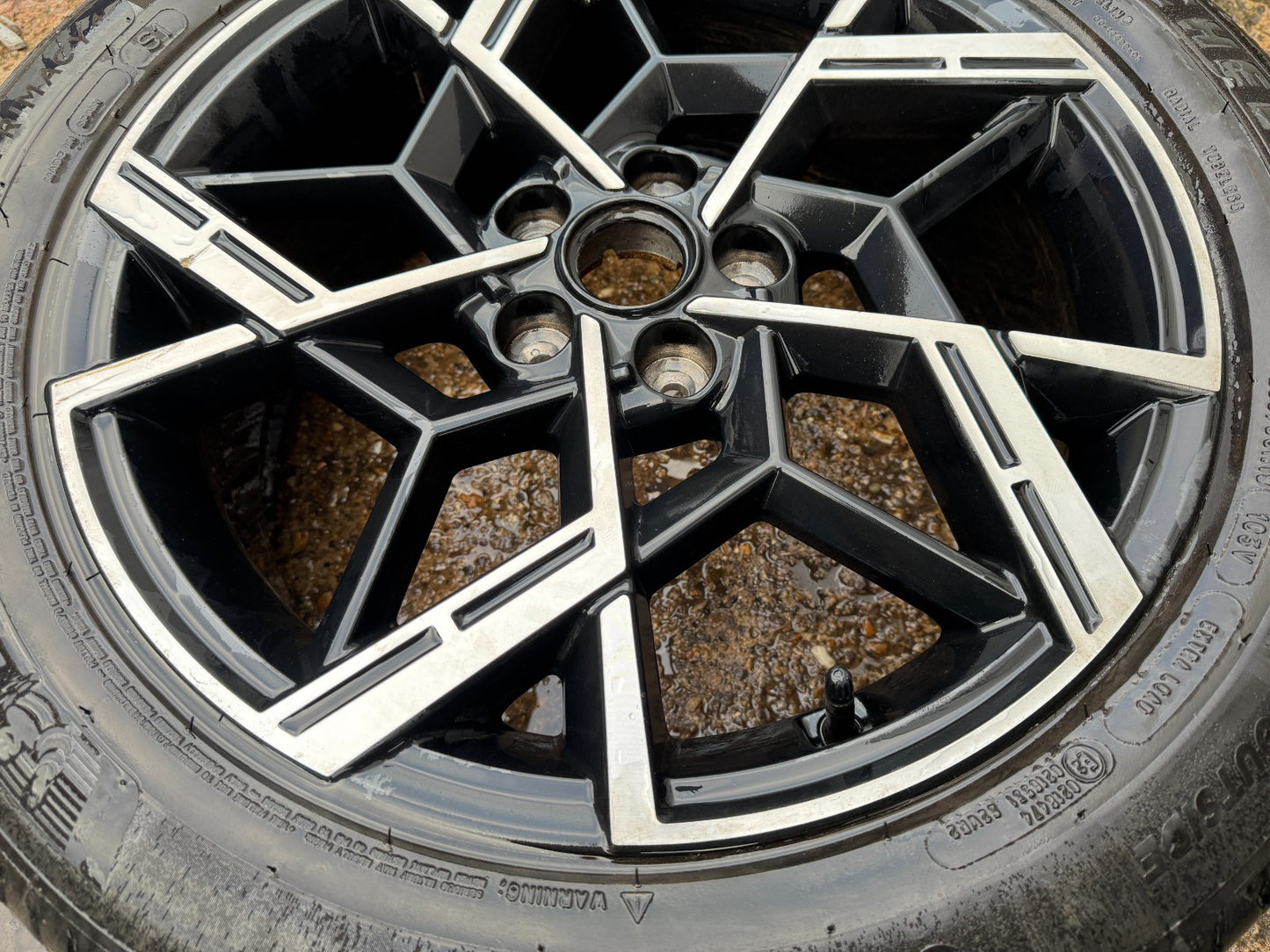 HYUNDAI TUCSON NX4 DIAMOND CUT 19" ALLOY WHEEL RIM 7.5J 52910N7800 GENUINE X1