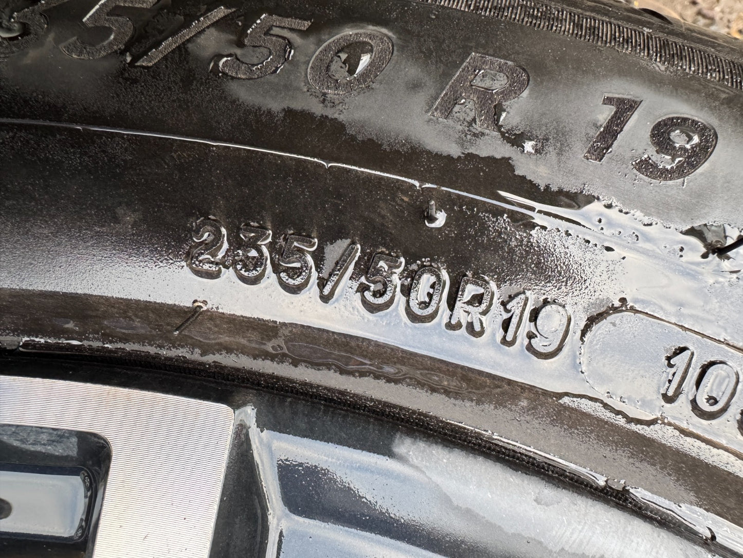 HYUNDAI TUCSON NX4 DIAMOND CUT 19" ALLOY WHEEL RIM 7.5J 52910N7800 GENUINE X1