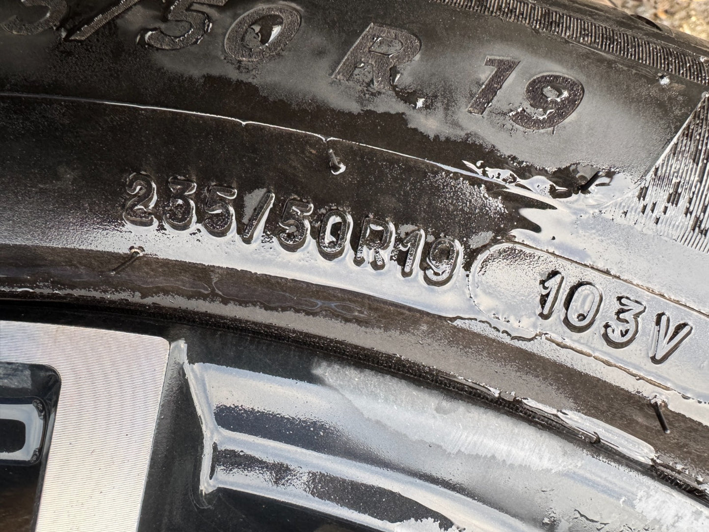 HYUNDAI TUCSON NX4 DIAMOND CUT 19" ALLOY WHEEL RIM 7.5J 52910N7800 GENUINE X1