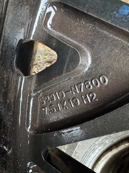 HYUNDAI TUCSON NX4 DIAMOND CUT 19" ALLOY WHEEL RIM 7.5J 52910N7800 GENUINE X1