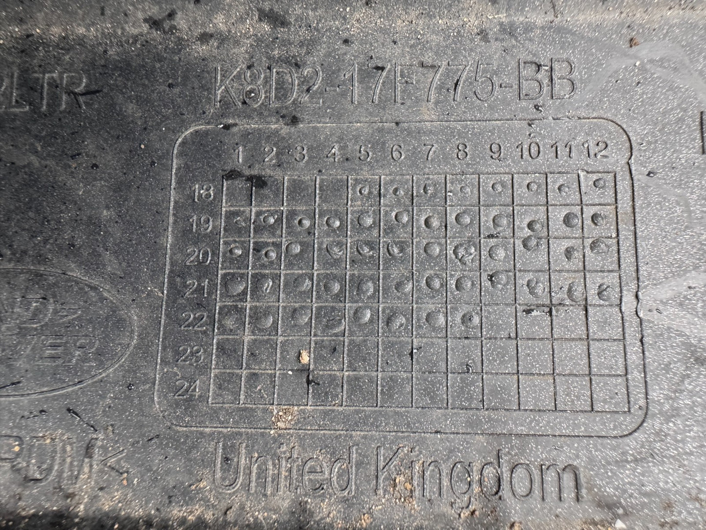 Range Rover Evoque Dynamic Front Bumper Lower Section 19 ON K8D217F775BB Genuine