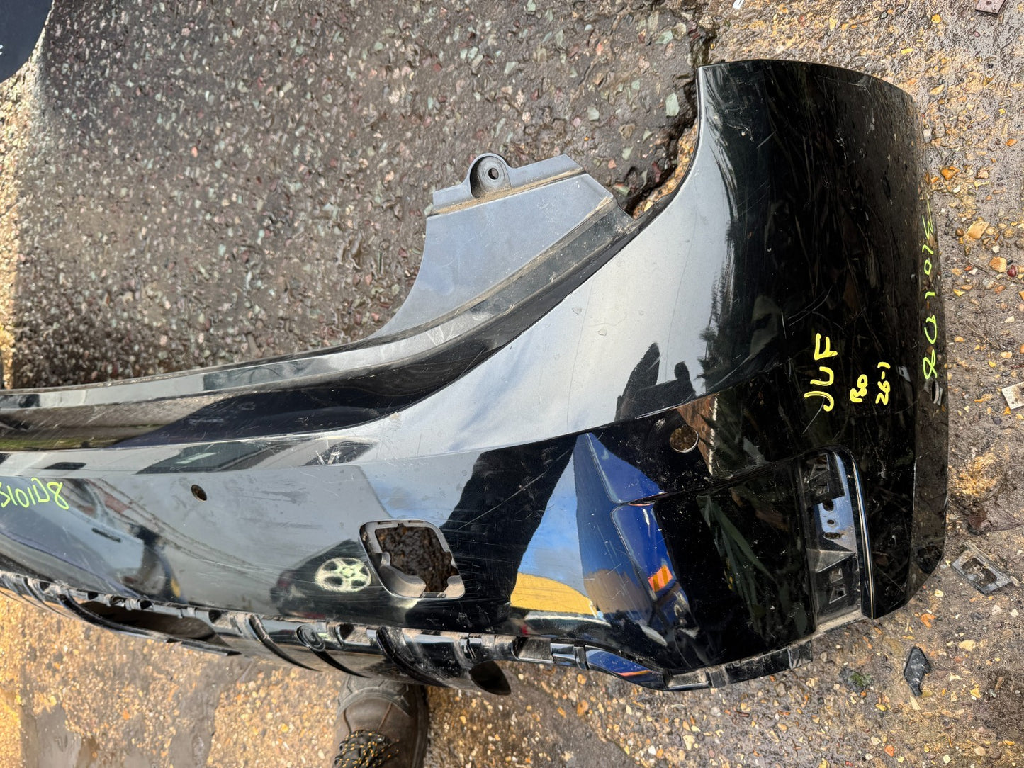 Mini Cooper Rear Bumper Genuine Black F66 2024 - 2025 Scratched NO PDC BRACKETS