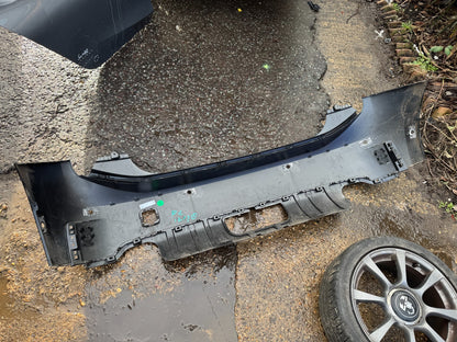 Mini Cooper Rear Bumper Genuine Black F66 2024 - 2025 Scratched NO PDC BRACKETS