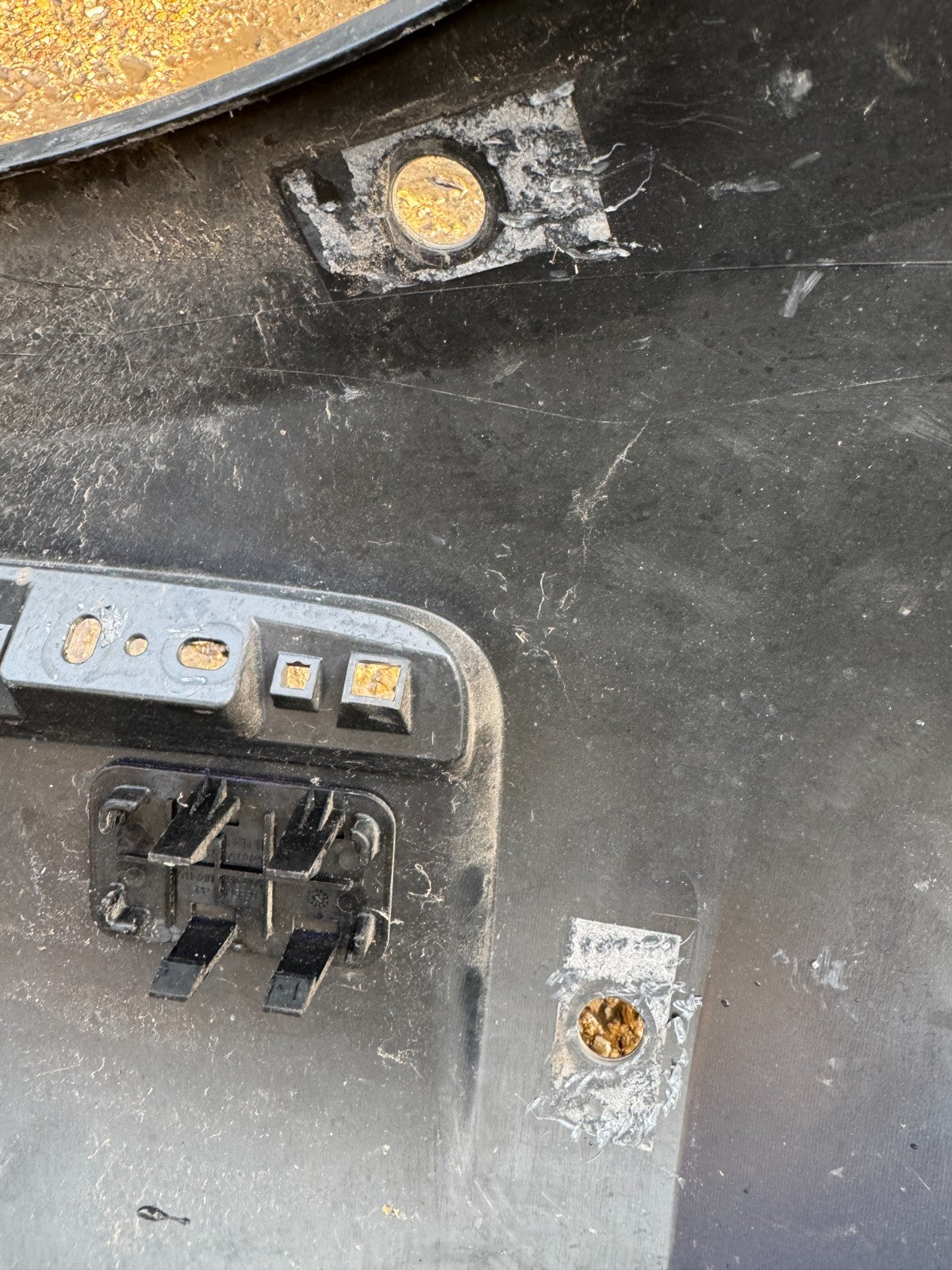 Mini Cooper Rear Bumper Genuine Black F66 2024 - 2025 Scratched NO PDC BRACKETS