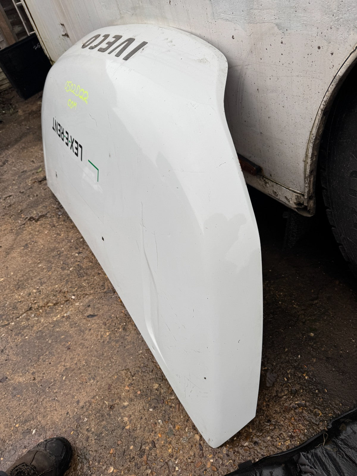 Mk6 Iveco Daily Bonnet dented and scratched