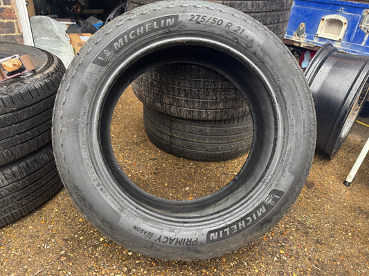275/50R21 113Y Michelin Primacy All Season 5mm LATE 2023 NO REPAIRS 275 50 21