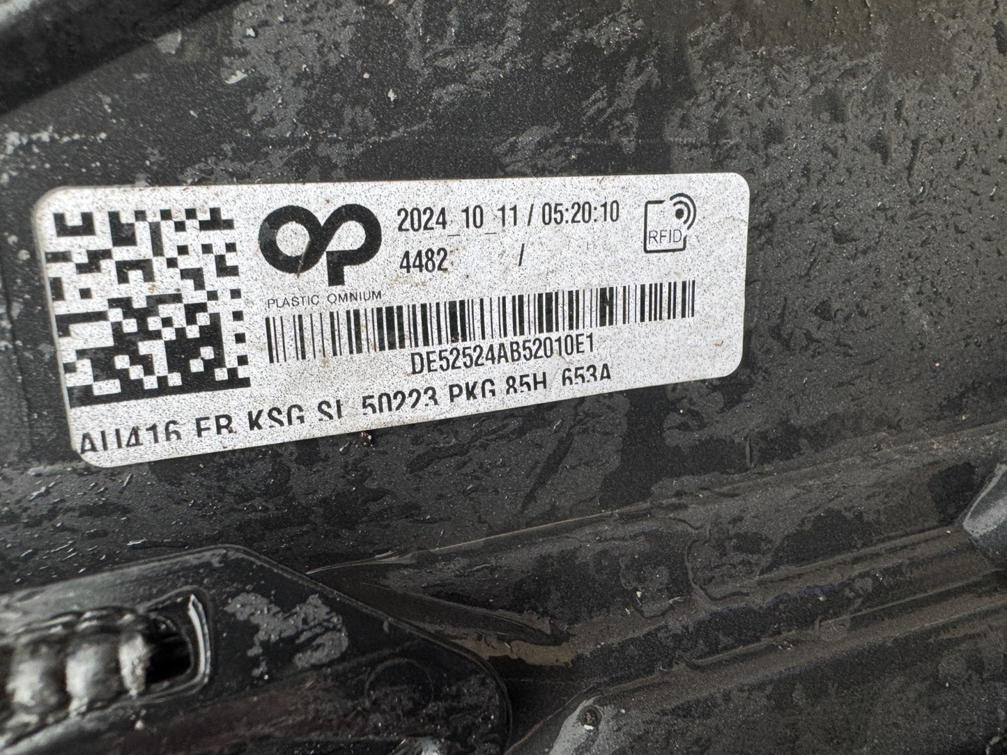 AUDI Q6 E-TRON S-LINE 2024 ON GENUINE FRONT BUMPER GRILLE 85H853653A