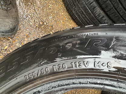 2xPirelli Scorpion Zero All Seas 255 60 20 255/60/20 113V XL M+S 5.5MM LATE 2023