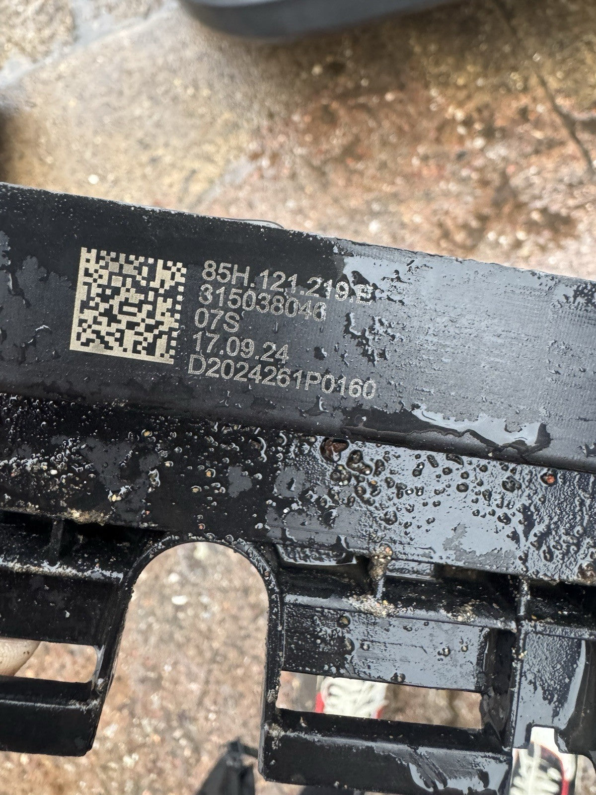 DAMAGED 2024 BLINDS steering wheel AIR audi Q6 85H 121 219E