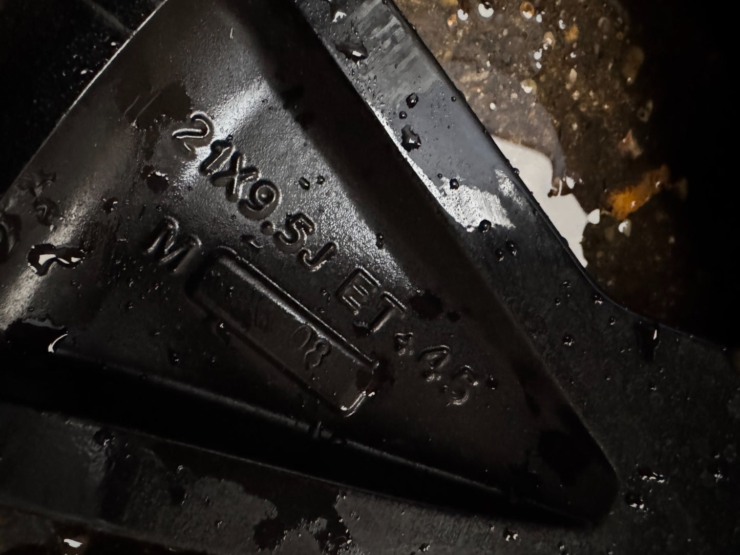 POLESTAR 4 PRO  21" DIAMOND CUT ALLOY WHEEL RIM 9.5J 80012657 GENUINE X1