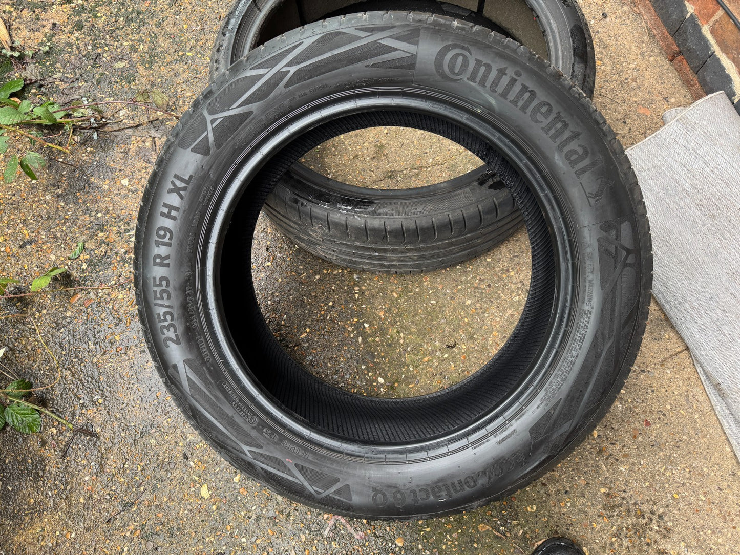 235/55R19 105H XL Continental Ecocontact 6Q 235 55 19 PART WORN 6MM 2025 TYRE