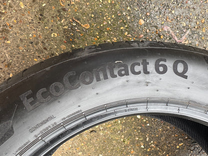 235/55R19 105H XL Continental Ecocontact 6Q 235 55 19 PART WORN 6MM 2025 TYRE