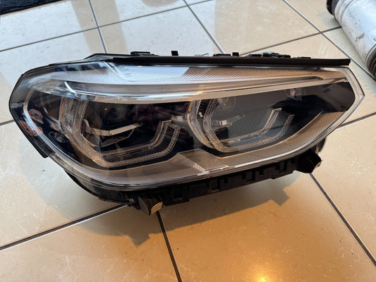 BMW X3 X4 G01 F97 G02 F98 COMPLETE ADAPTIVE LED HEADLIGHT RIGHT SIDE 8739656