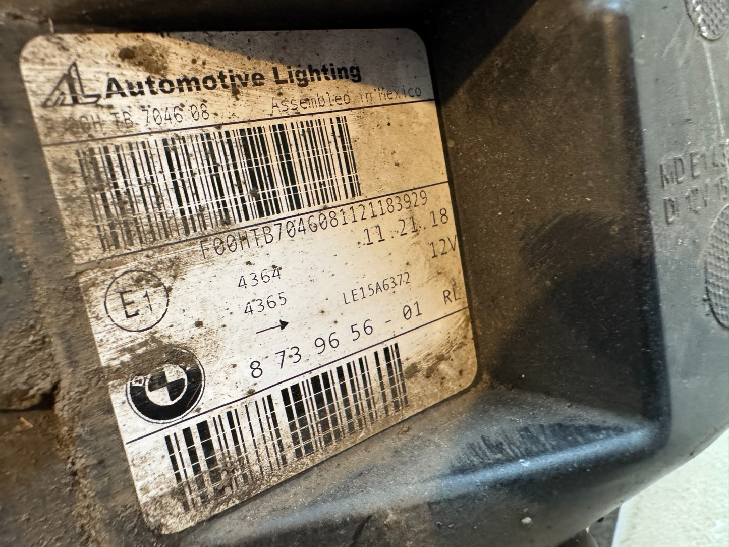 BMW X3 X4 G01 F97 G02 F98 COMPLETE ADAPTIVE LED HEADLIGHT RIGHT SIDE 8739656