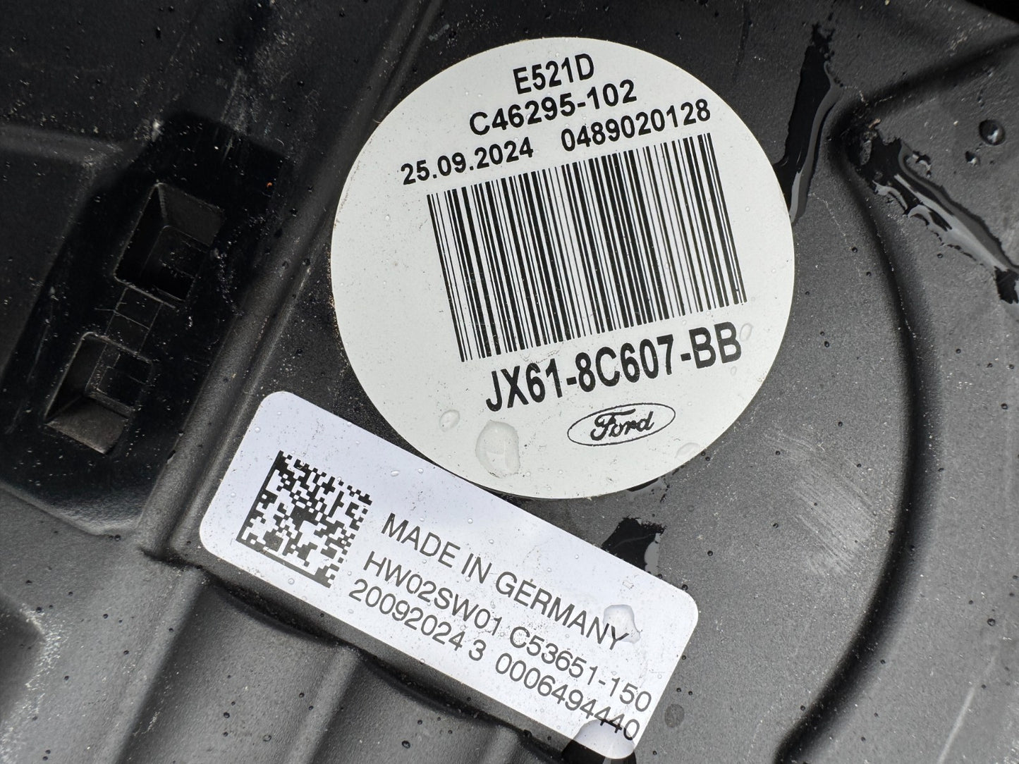 Ford Focus 2019 Mk4 Radiator Fan / Shroud 1.0 Eco Boost Jx618c607bb JX618C607BB