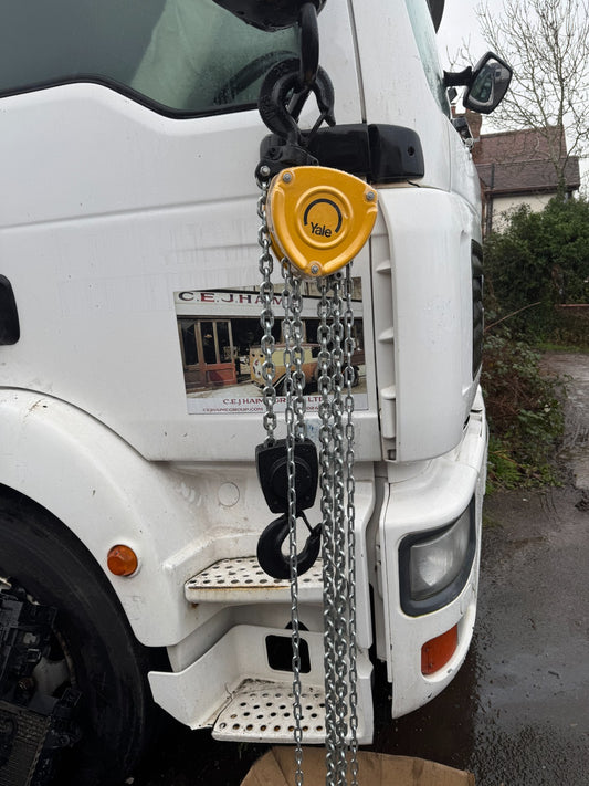Yale VSIII 3000kg Single Fall Chain Block and Tackle Manual Hoist engine hoist
