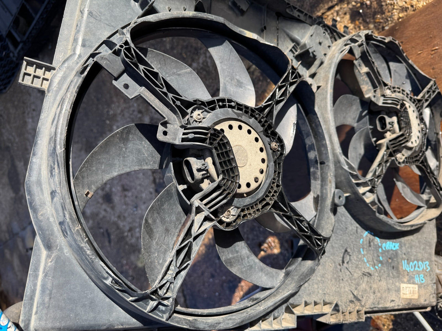 OEM Fiat Ducato Peugeot Boxer Citroen Relay Twin Radiator Fans 2.0 2.2 2.3 3.0