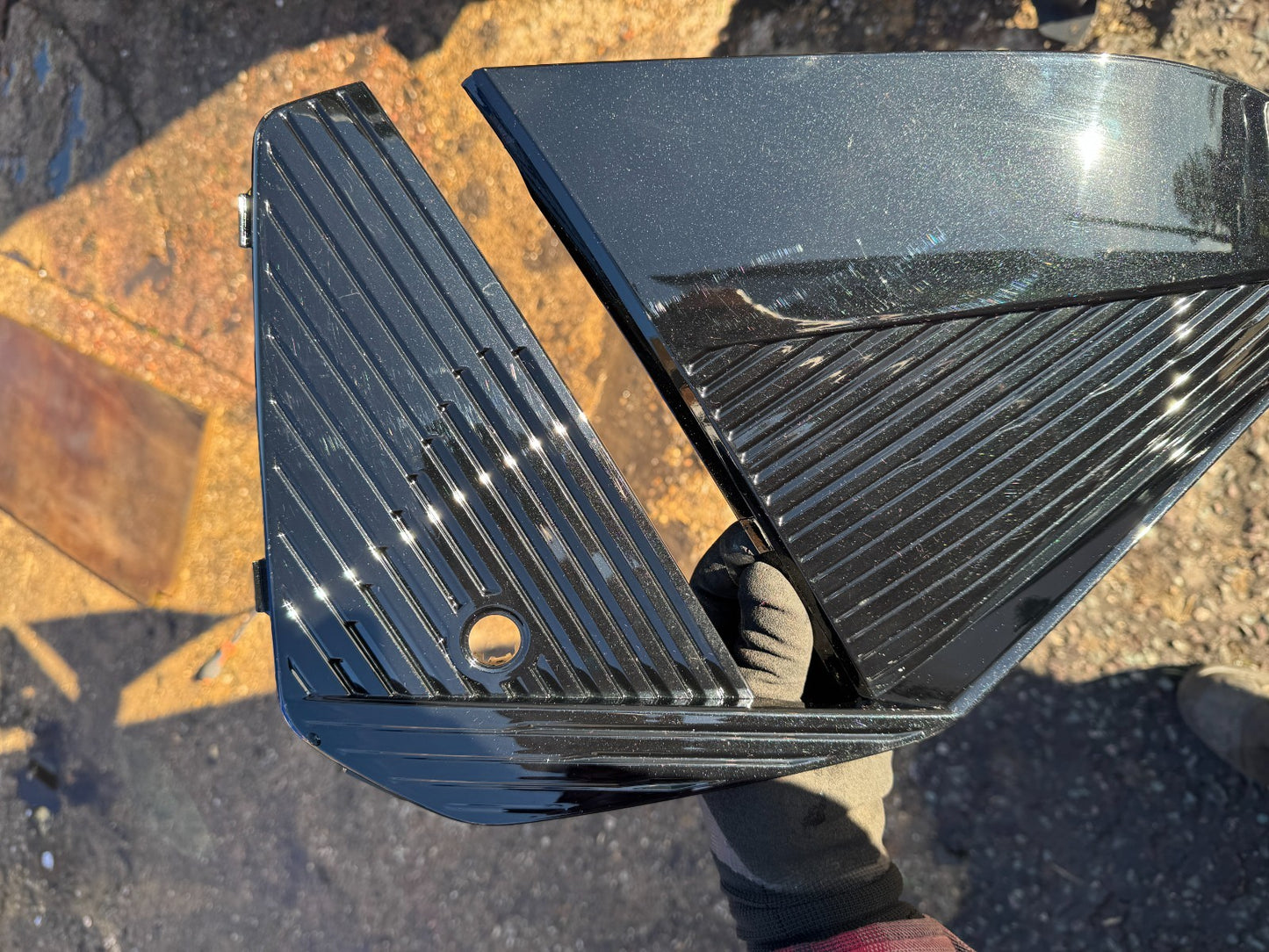 Peugeot 408 front bumper right RH grill 2022 -2025 Genuine 9840750980