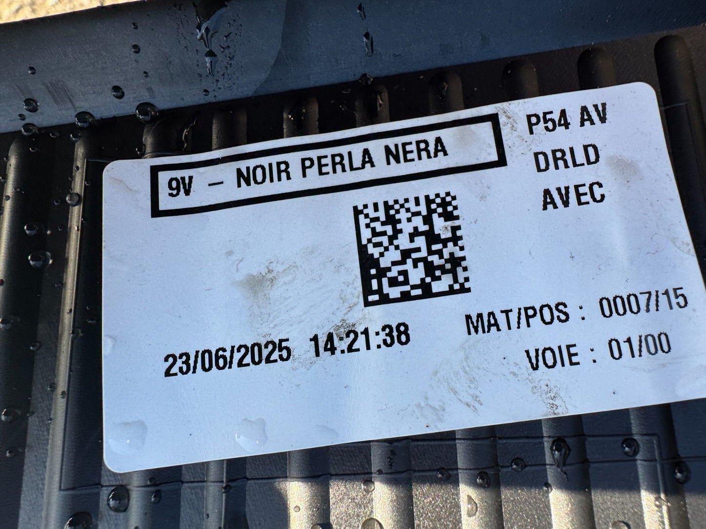 Peugeot 408 front bumper right RH grill 2022 -2025 Genuine 9840750980