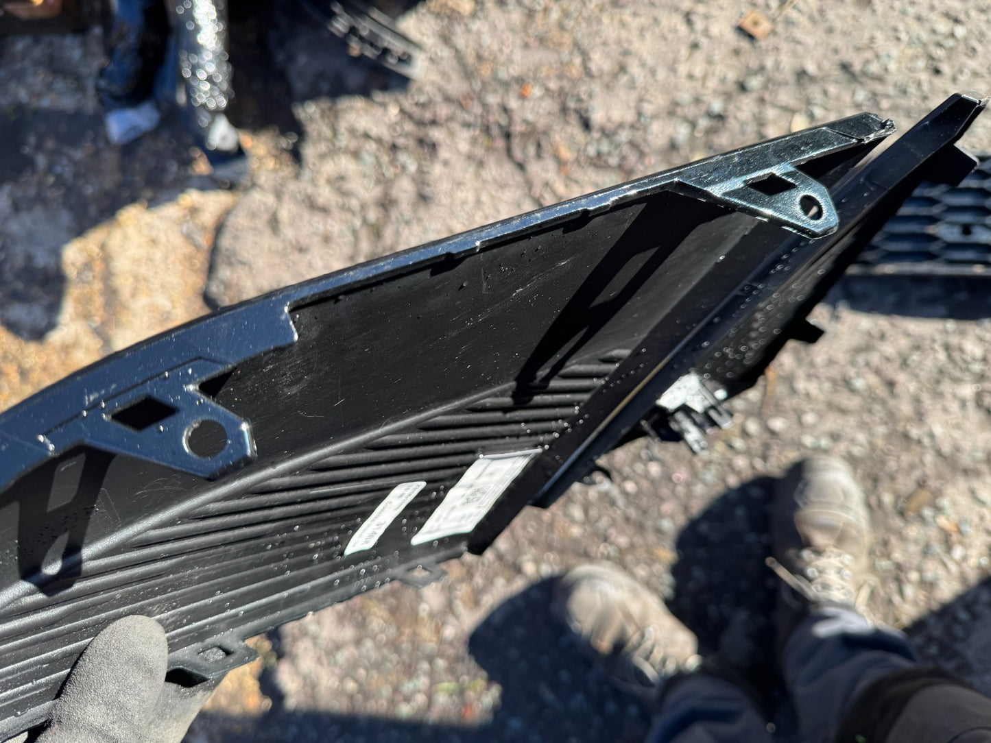 Peugeot 408 front bumper right RH grill 2022 -2025 Genuine 9840750980