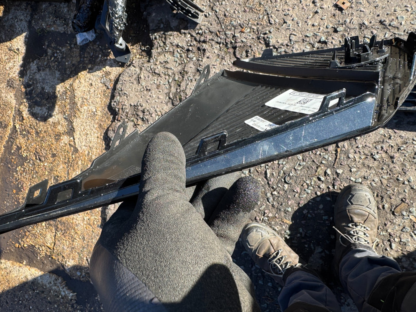 Peugeot 408 front bumper right RH grill 2022 -2025 Genuine 9840750980