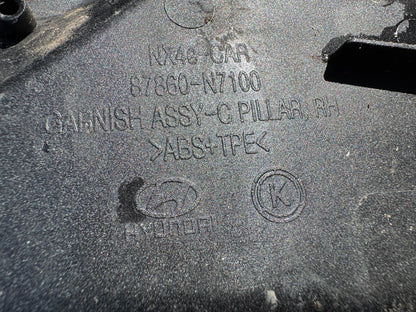 2021 ON MK4 NX4 HYUNDAI TUCSON REAR BLACK C PILLAR TRIM RH SIDE 87860N7100