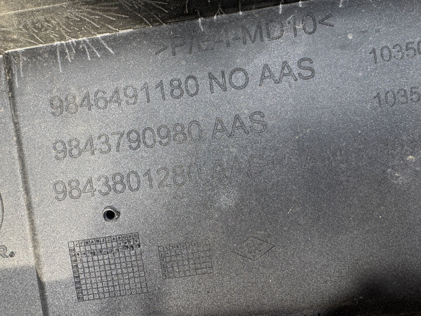 Genuine Peugeot 3008 / 5008 Front Bumper 2021–on (Facelift) AAS Radar & Parking