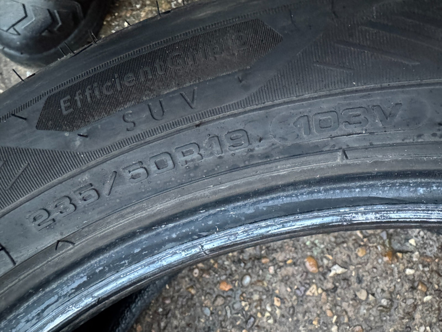 x1 235/50/19 103V XL GOODYEAR EFFICIENT GRIP 2 SUV  nearly 8 mm 235 50 19 2025